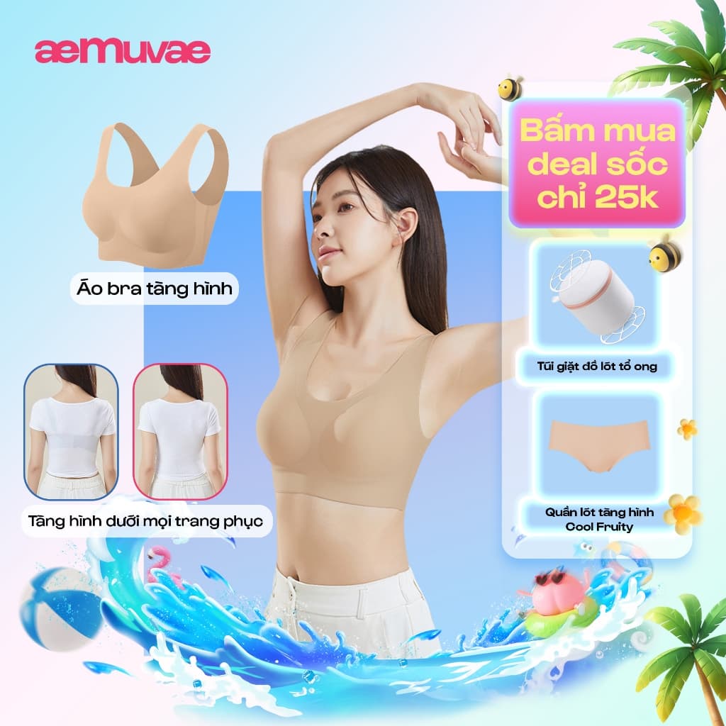 Áo Bra Fruity Cổ U - Không Gọng